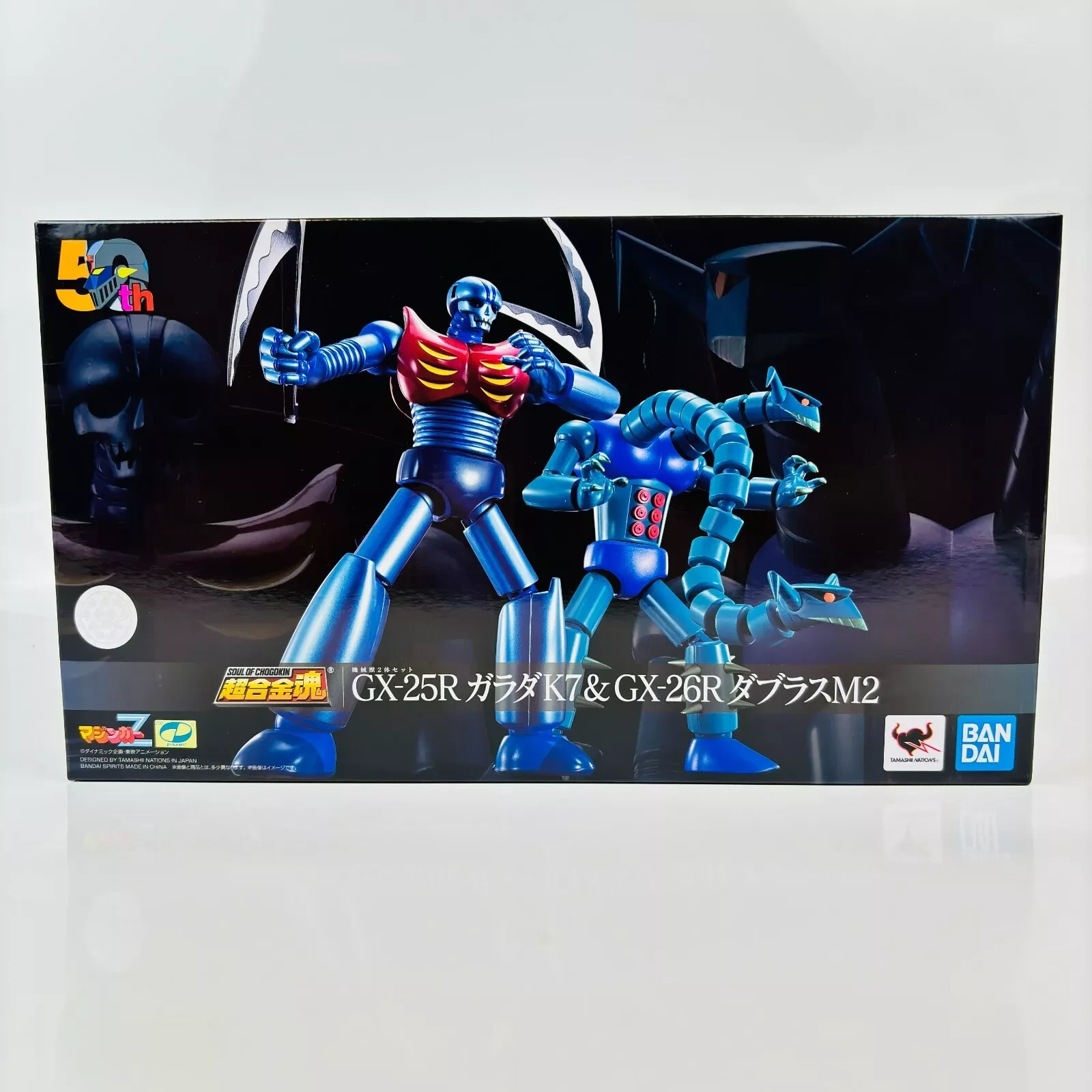 SOUL OF CHOGOKIN MAZINGER Z 50th- GX-25R GARADA K7 & GX-26R DOUBLAS M2