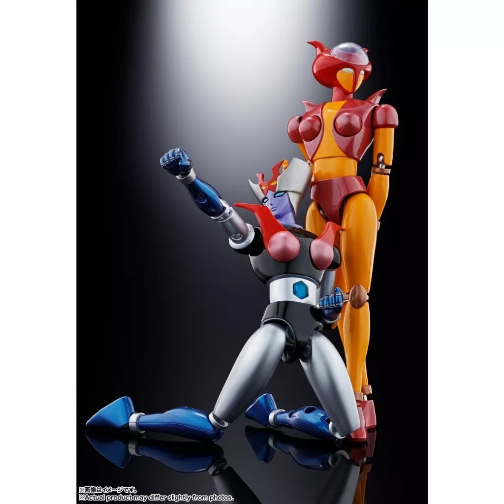 SOUL OF CHOGOKIN MAZINGER Z 50th- Gx-08r Aphrodai A Vs Gx-09r Minerva X