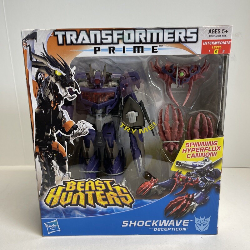 TRANSFORMERS PRIME BEAST HUNTERS SHOCKWAVE